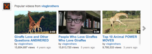 fishingboatproceeds:  aboutrivers:   I’m not sure if this new youtube layout thing benefits everyone…  “What do you do for a living?” “I’m a novelist.” “Right, but how do you pay your bills?” “Giraffe sex videos.”