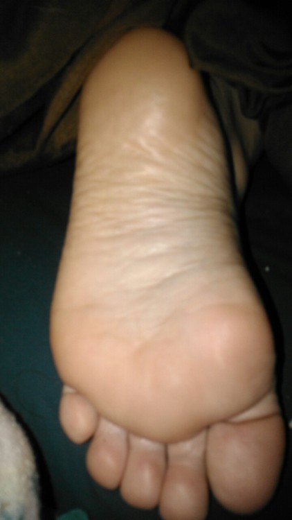 Sleeping foot adult photos