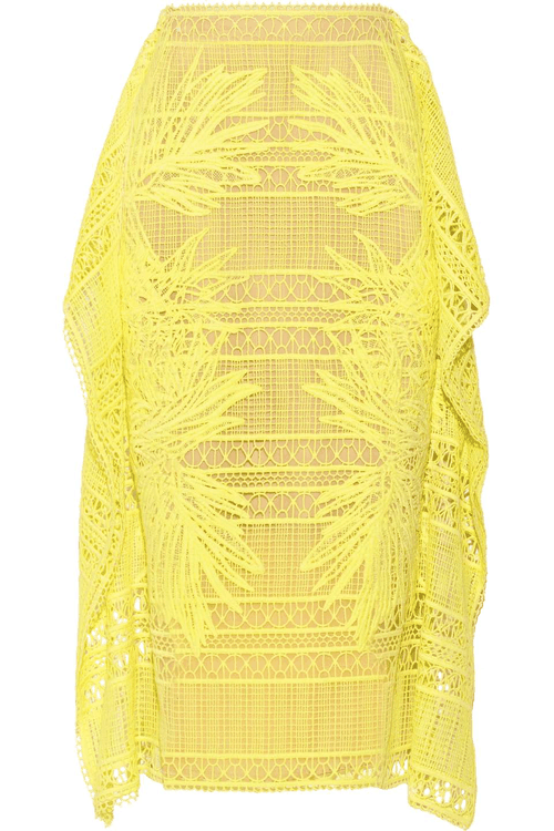 Ama draped guipure lace skirtSee what&rsquo;s on sale from NET-A-PORTER on Wantering.