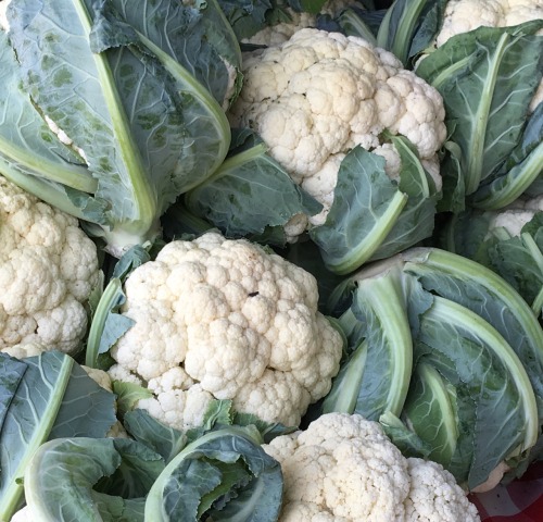 Cauliflower, Oak-Marr Farmers Market, Fairfax, 2016.