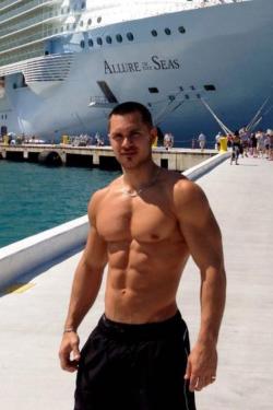 thugsandbullies:  Hiring out his muscle paid for this cruise. 