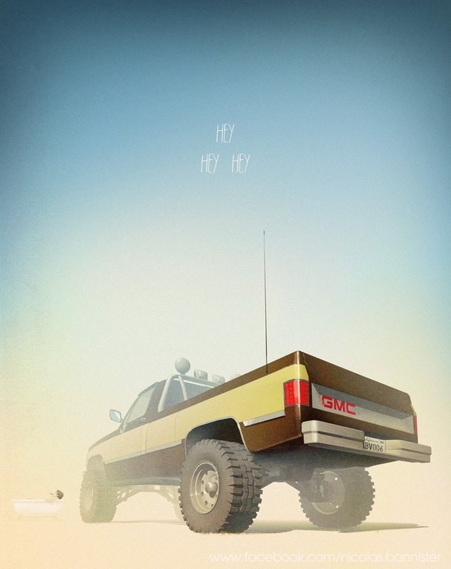 autorevue:  Famous Movie Cars by Nicolas Bannisterhttp://www.autorevue.at/motorblog/nicolas-bannister-beruhmte-filmautos.html