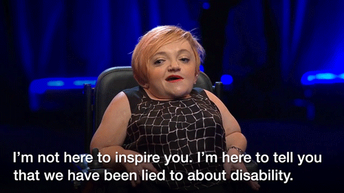 ted:Comedian and journalist Stella Young is tired of people telling her she’s an
