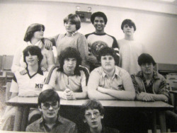 we-are-rogue:  vintagegeekculture: Dungeons and Dragons club in Libertyville, a suburb on the outskirts of Chicago, c. 1980. Edit: A few people have pointed out that the tall black guy in back of the first image might be Libertyville, Chicago’s very