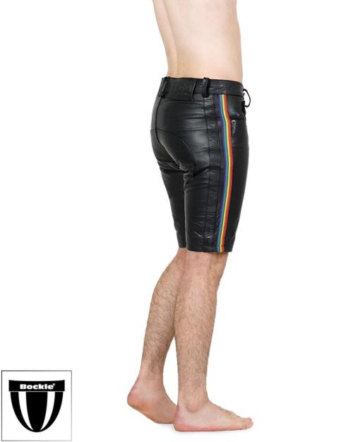 Bockle® Saddle Gay Leather Shorts