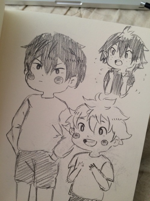 tsukishimaslegs:  I was practicing a new chibi style and then all this happened