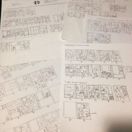 All my comic thumbnails from the last little while, including those for the next