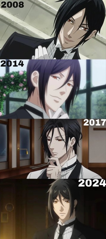 Tumblr dedicated to Kuroshitsuji (Black Butler) — Evolution of Sebastian  Found here