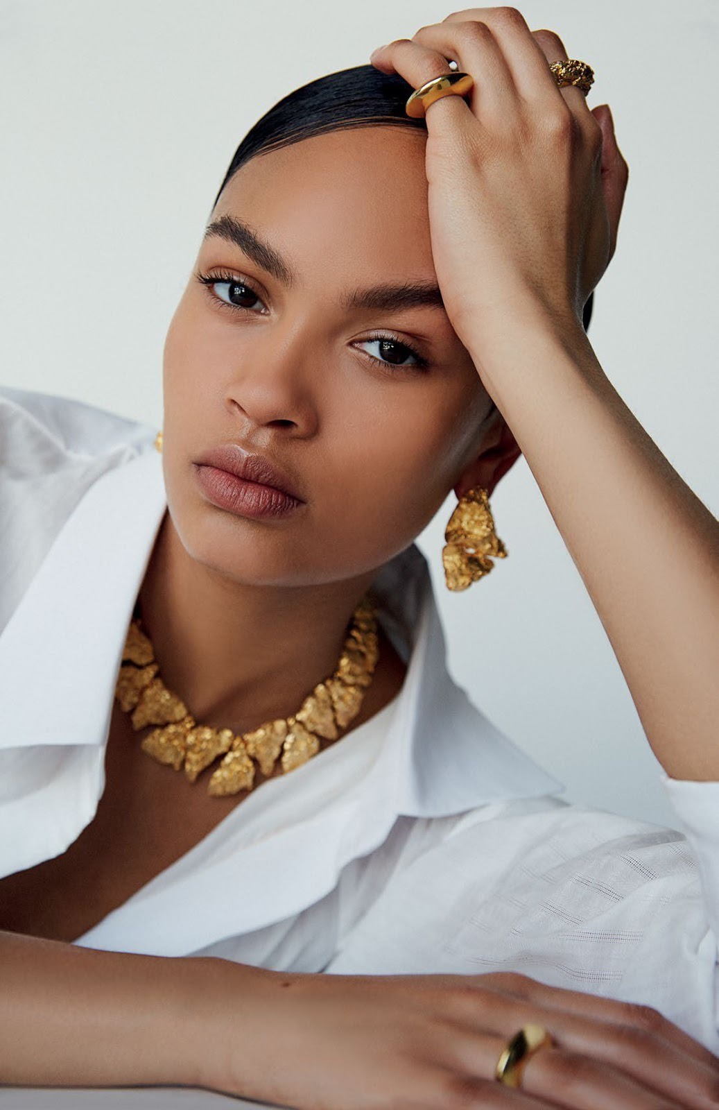 midnight-charm:  Stephanie Omorojor photographed by Francesco Scotti for Vogue Arabia