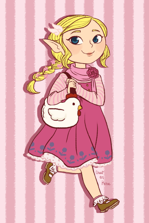Toon Zelda In Mori/dolly Clothes!