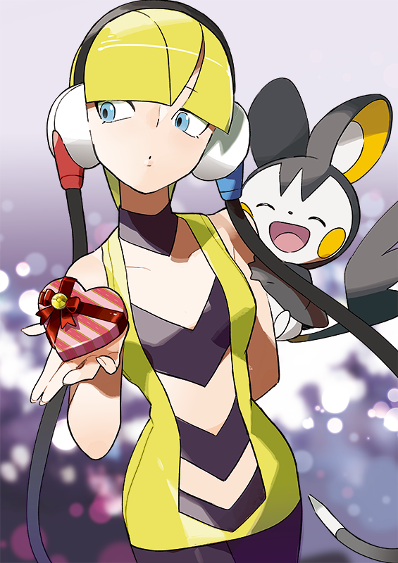 Welcome Illustration Of N With Zorua And Elesa With Emolga