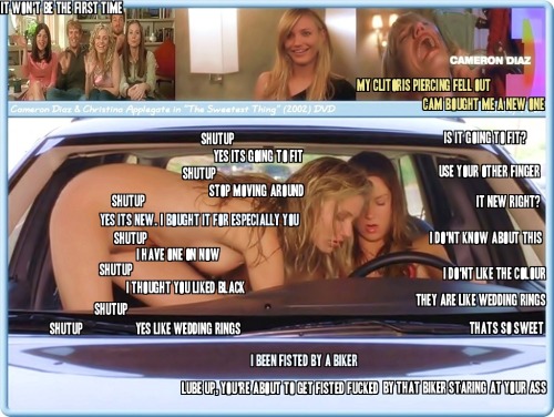 throb56:  Cameron Diaz Fakes  I tryed everything, anything,lots of S&M,B&D. I feel comfortable in a lesbian relasionship.but lots of lesbian affairs go bad.so I try again And again.giggle. I just love girl on girl. http://imgbox.com/g/r9h8XS6h8V