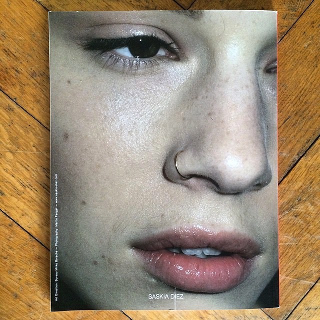 bureauborsche:  inspirimgrafik:Back cover! Carolina wearing the #WIRE nosering #saskiadiez