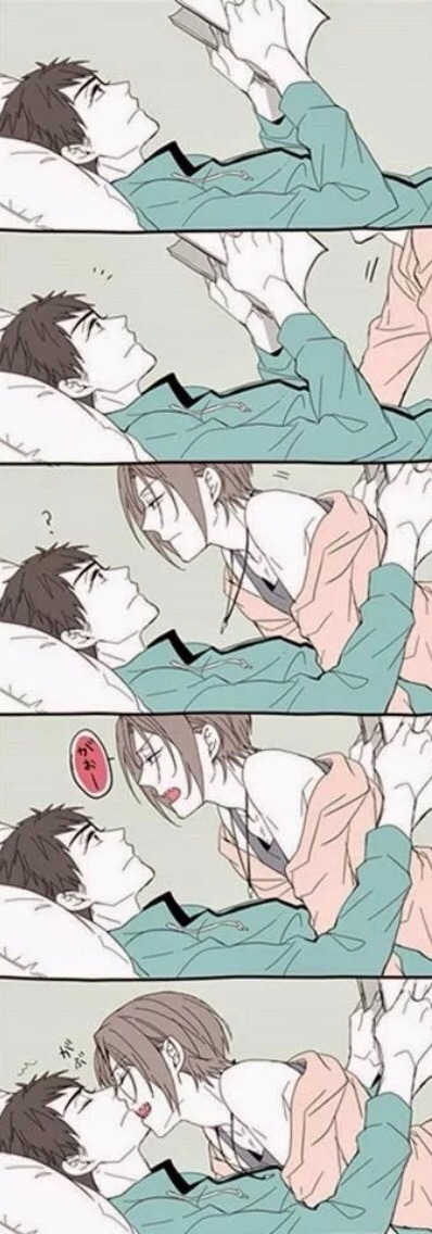 yaoi-is-my-heaven:  Who needs reading when you have a sexy shark boy who likes cuddling