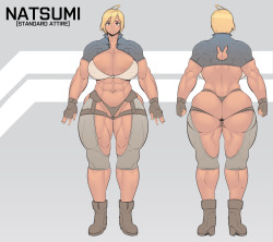 mr-ndc:  Made this a couple weeks back. Natsumi’s standard getup. Yeah, she goes out like this.I’m shit at turnarounds, so not everything is even. =\ 