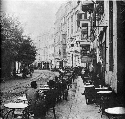 Tepebasi, cafés de Constantinople.