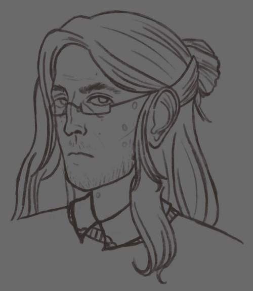 My FIRSTTTT Jon Sketch I Made While Listening Mid 4th Season. I Imagine Him Being Like This In Same Season