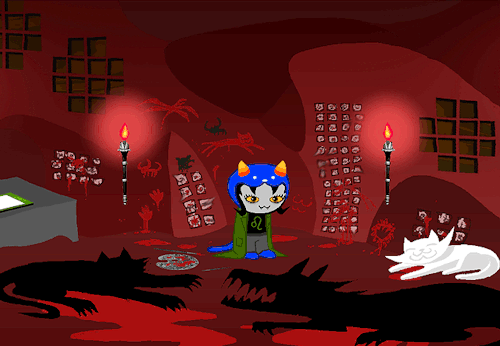 look at Nepeta&rsquo;s bloody ass hive cave she has dead shit everywhere  Vriska