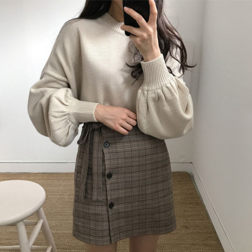 re-ika:plaid mini skirt 20,111원