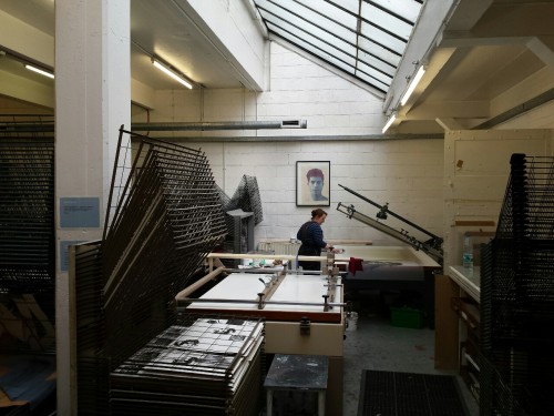 Busy weekend at the studio. Our artists have been printing ready for the London Illustration Fair in