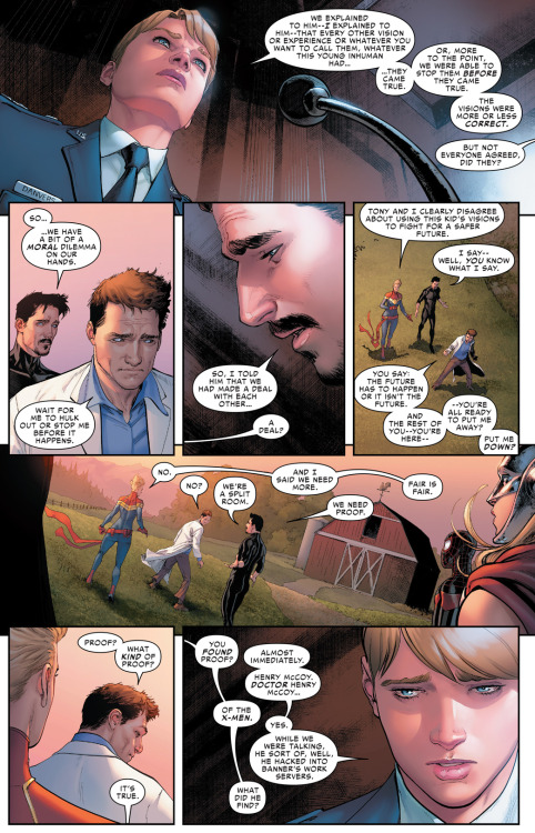 why-i-love-comics: Civil War II #3 (2016) written by Brian Michael Bendisart by David Marquez, Olive