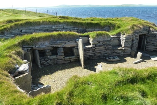 archaicwonder:Knap of Howar, Orkney Islands, ScotlandThe Knap of Howar on the island of Papa Westray