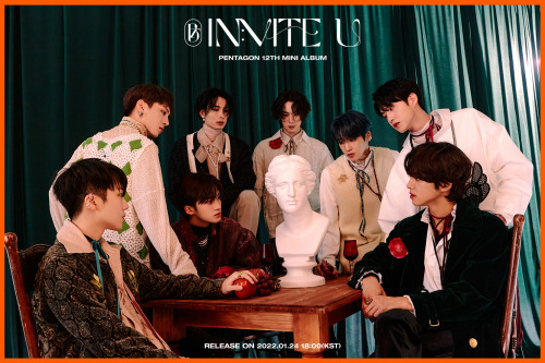 pentagon – &ldquo;in:vite u&rdquo; 12th mini album concept image (flare ver.)