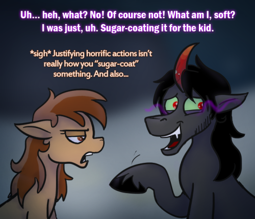 ask-king-sombra:  amazing wow A+++ no breaks on the great train choo choo  Apply hoof directly to forehead.