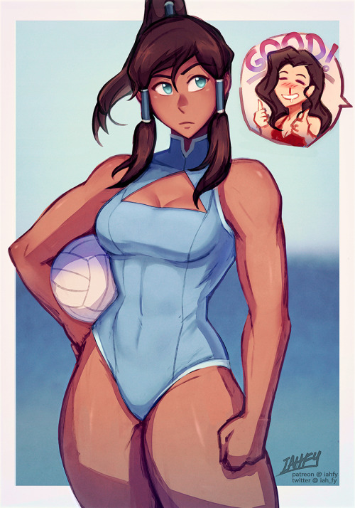 Beachy Korra (Asami approves!)