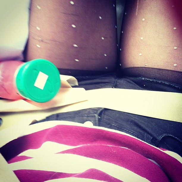 #shorts #tights #stripes #black #red #badchoice