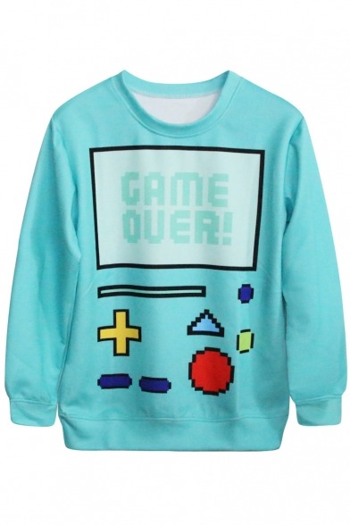 profoundlyrainystrawberry:  Who Wants To Play~~~ Game Start // Game Over! Sweatshirt