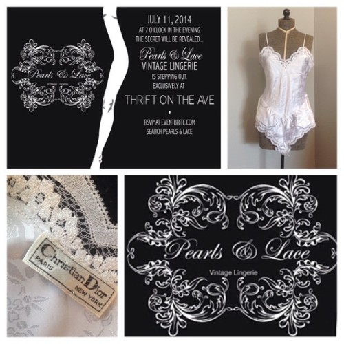 Have you RSVP’d for @pearlsandlace Vintage Lingerie’s launch event this Friday at 7pm ha