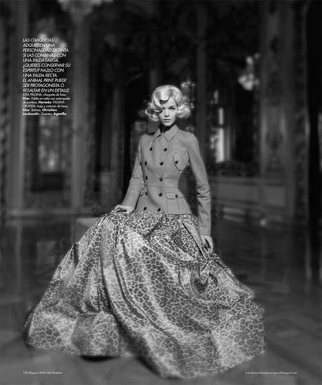 inspirationgallery:  Elegant 50s. Michelle Westgeest by Benjamin Kanarek. Harper’s