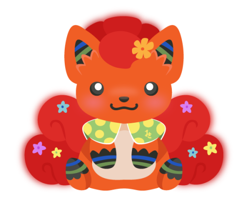zombiemiki:  Unofficial Draw Every Day in March - Day 2 Vulpix (one of my favorite Vulpix plush) 