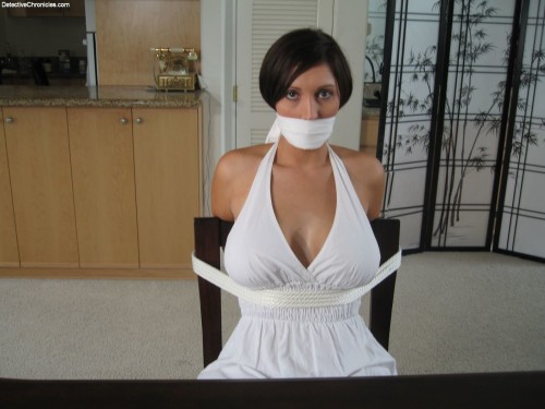 the-big-gag:Nice boobs and a strict simple tie.Gag could be better ….