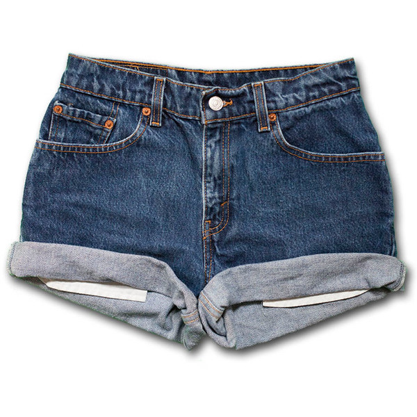 High waisted cut off jean shorts