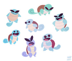 sketchinthoughts:  squirtle squad!patreon