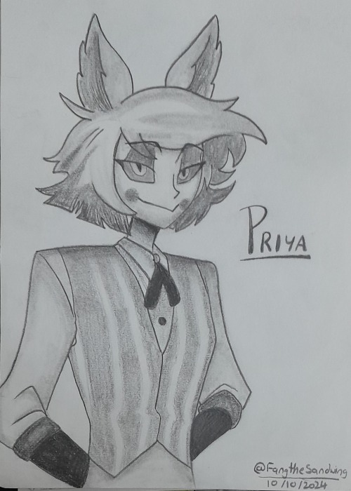 Aaaa I Absolutely LOVE @sunlit-mess 's Fanchild, PriyaNot The Best At Art, But I Really Wanted To Give