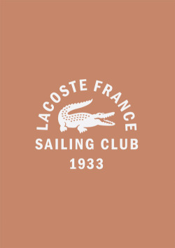 lacoste:  Lacoste France Sailing Club. 