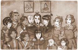 The-Dancing-Dragons:  Headcanon: At Some Point Zuko Decided He Wanted A Family Portrait
