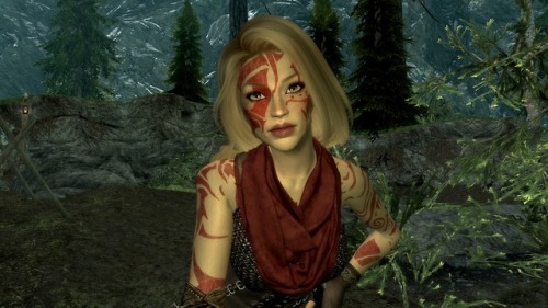 kaleidoscopegirl:I might have accidentally created an Altmer Kate Moss in Skyrim.