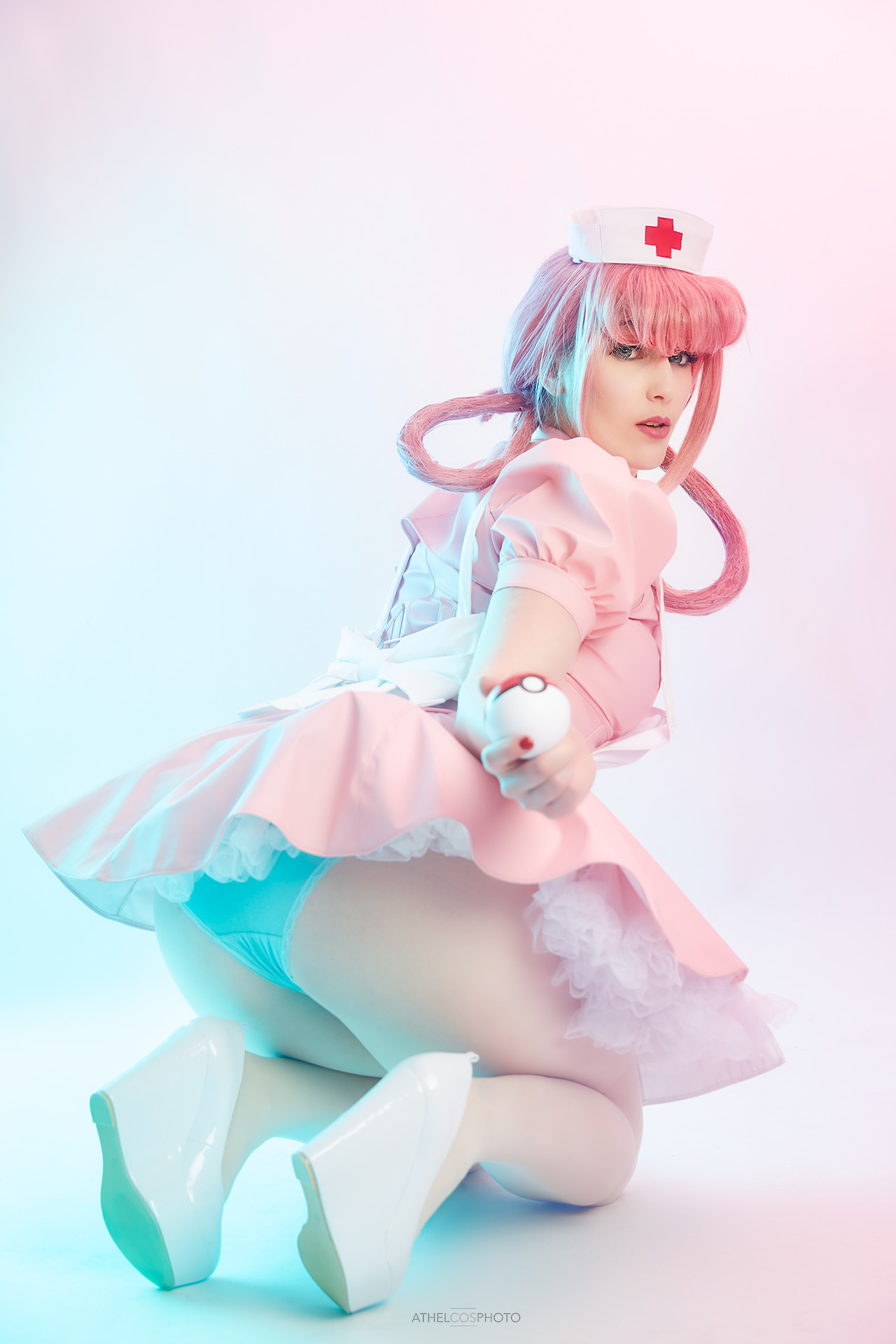 Releasing all my Nurse Joy cosplay photos that I shot with Athel! It was a great