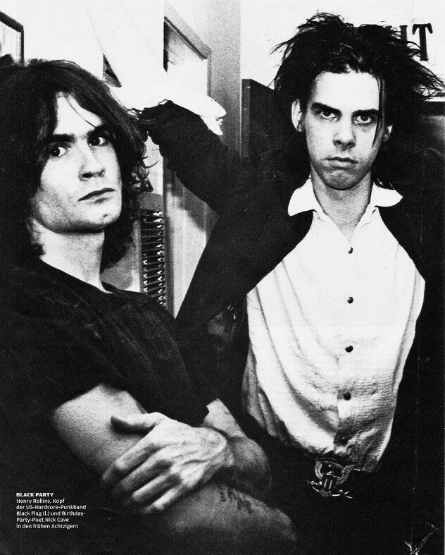 thephilosopheroftheboudoir:  Henry Rollins and Nick Cave 