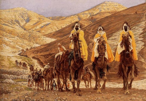 by-grace-of-god:Wise men still seek him.The Magi Journeying by James Tissot