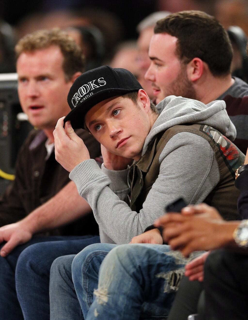 backstreetioners:  Niall and Liam at Knicks vs Magic game in NYC (+)  [06/12/13]