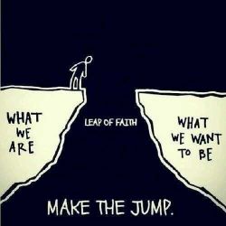 inspirationwordslove:  Make the jump for