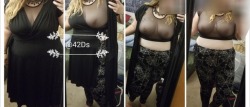 42ds:  It’s finally mine! My sheer crop came in yesterday. Get used to it, I may never wear anything else again!