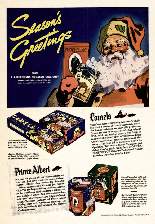 Camel and Prince Albert, 1937Theme: 12 Days of Christmas, Day 1 