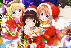 Skynohoshi:      Gochuumon Wa Usagi Desu Ka??Official Magazine Illustrations Of December