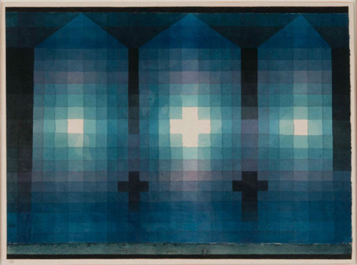 Paul Klee, Tomb in Three Parts, 1923. Philadelphia Museum of Art, The Louis E. Stern Collection